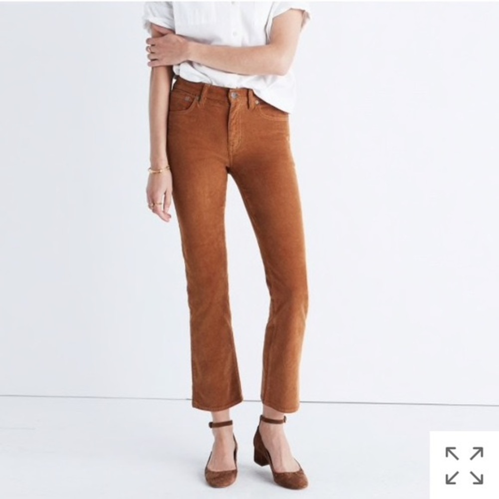 Madewell Cali Demi-Boot Corduroy Burnished Cedar